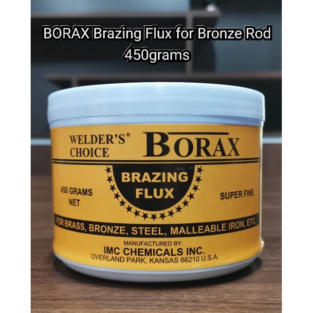 Borax Brazing Flux for Brass, Bronze, Steel, Malleable Iron, ETC. (450g