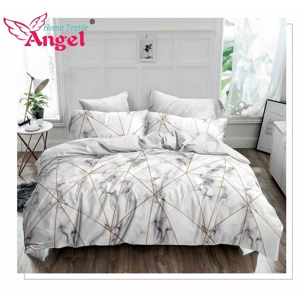 ANGEL5IN1 SET COTTON BEDSHEET COMFORTER Shopee Philippines