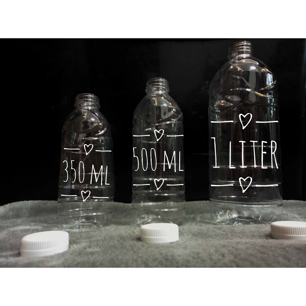 FOOD GRADE PET BOTTLES 1LITER/500ML/350ML Shopee Philippines