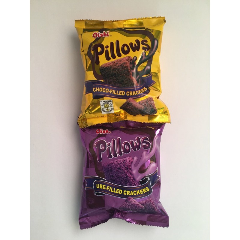 Pillows choco and ube filled crackers 38g Shopee Philippines