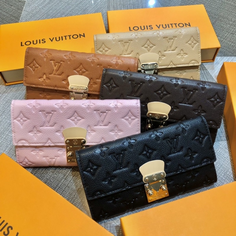 Local Stock、Spot goods Lv Louis Vuitton Long Wallet With Box Top Grade