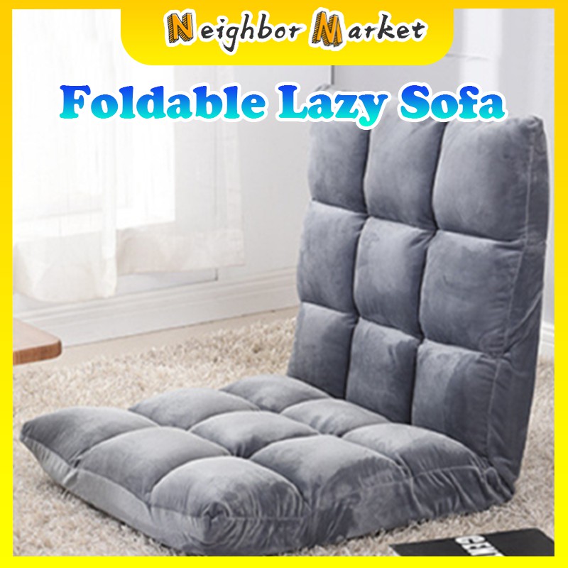 Folding Lazy Sofa Tatami Sofa Lazy Sofa Chair Folding Sofa Tatami Sofa Bed Backrest and Home
