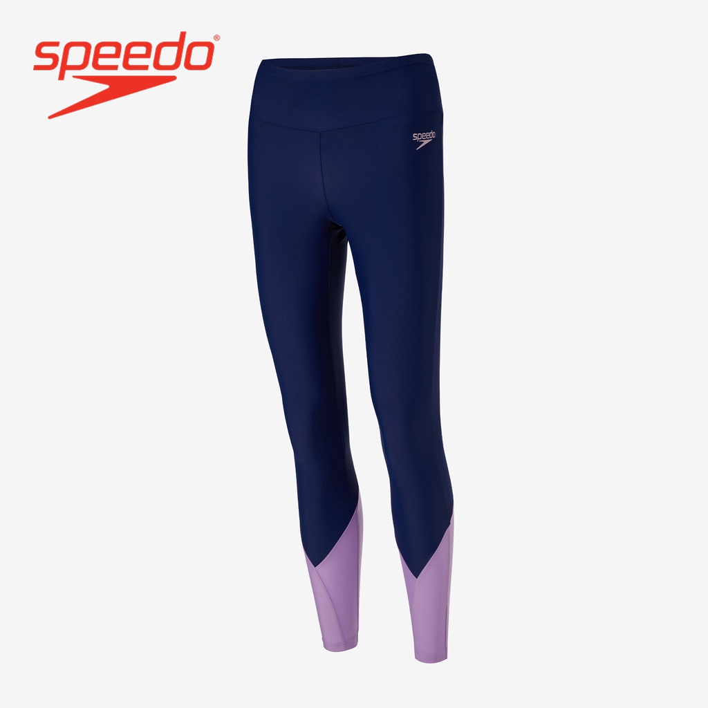 Speedo Women's Swimwear Water Sport Colorblock Swim Legging Blue