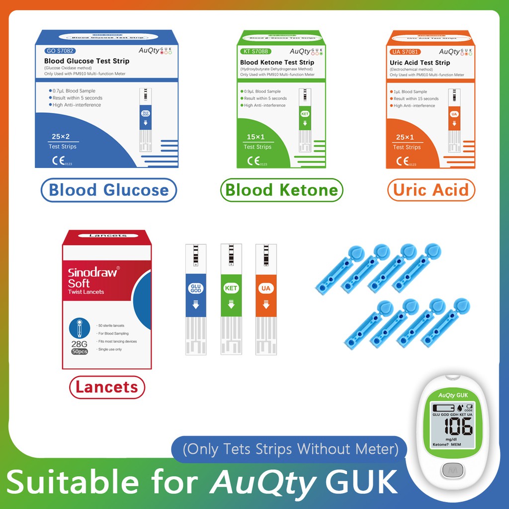 Blood Ketone Test Strip Uric acid Blood Sugar Test Strip Blood Glucose