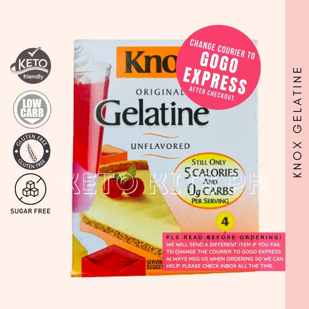 Knox Gelatine for LowCarb/Keto diet (VIA GOGO EXPRESS ONLY!) Shopee