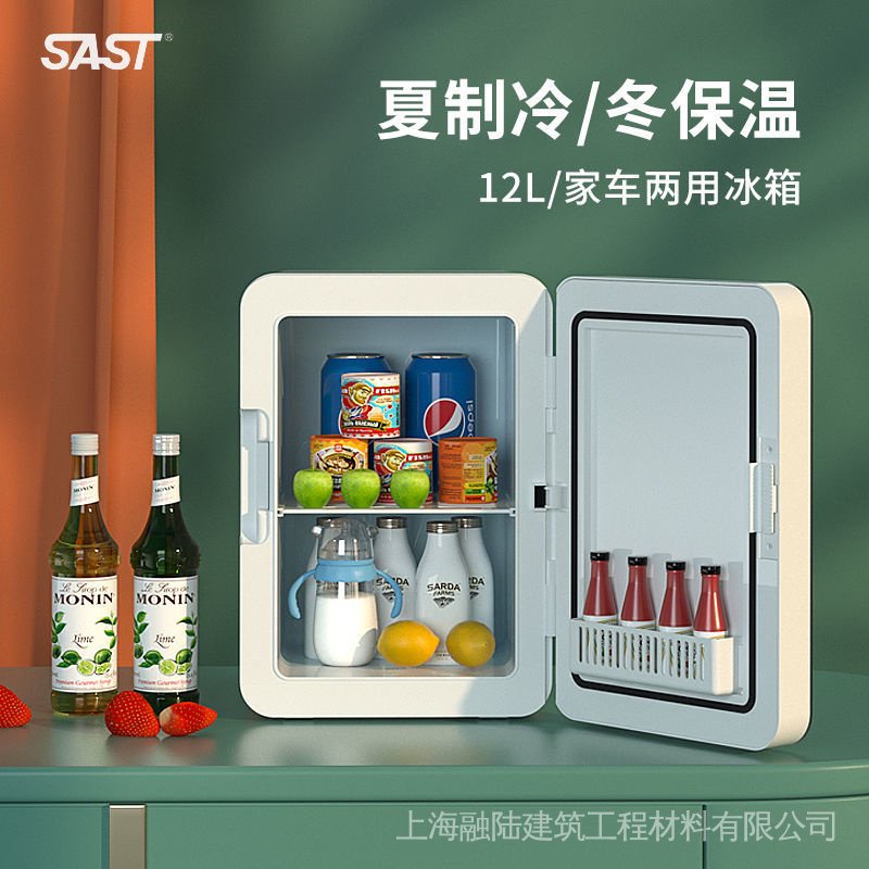 Cooluli 10L Mini Fridge for Bedroom Car, Office Desk & College Dorm