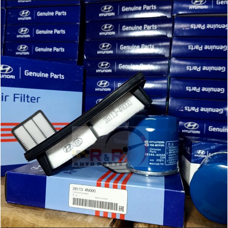 HYUNDAI EON AIR FILTER AND OIL FILTER 2012 UP COMBO Shopee Philippines