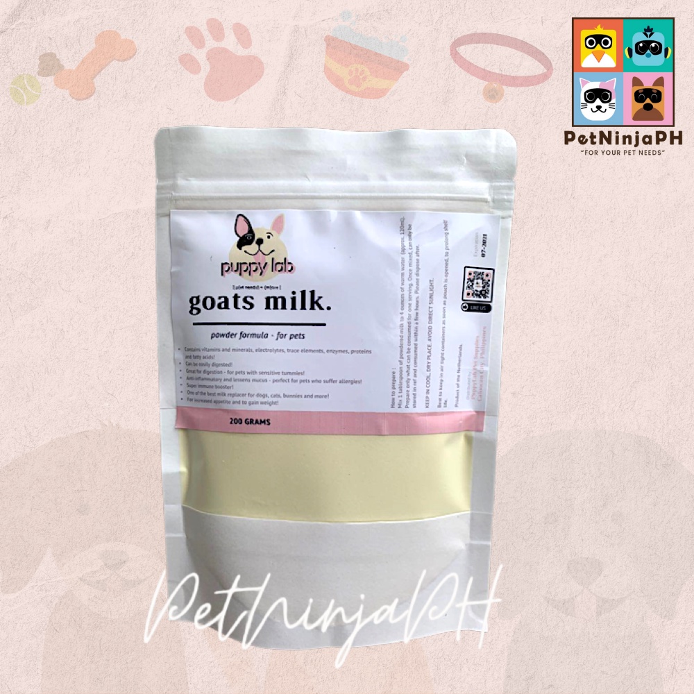 Puppy Lab Goat's MilK Replacer for Puppies Shopee Philippines