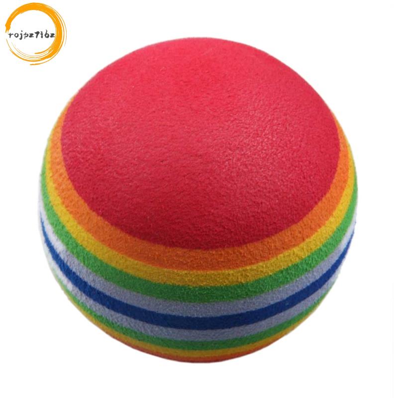 50pcs Golf Swing Training Aids Indoor Practice Sponge Foam Rainbow