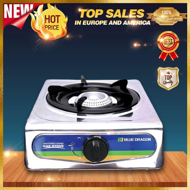 Burner Gas Stove Single Burner Teflon Coated with Auto Ignition *qY