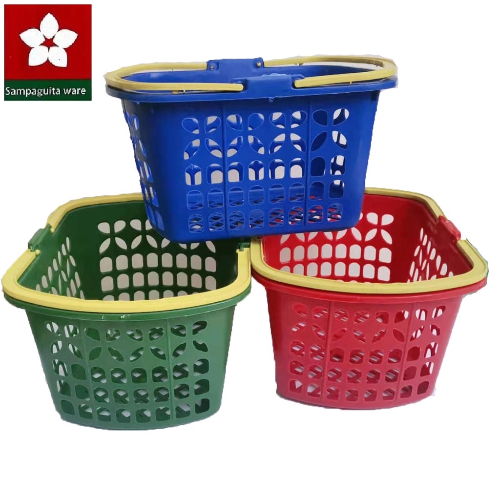 Shopping basket, bath basket, washing basket, bathroom storage basket