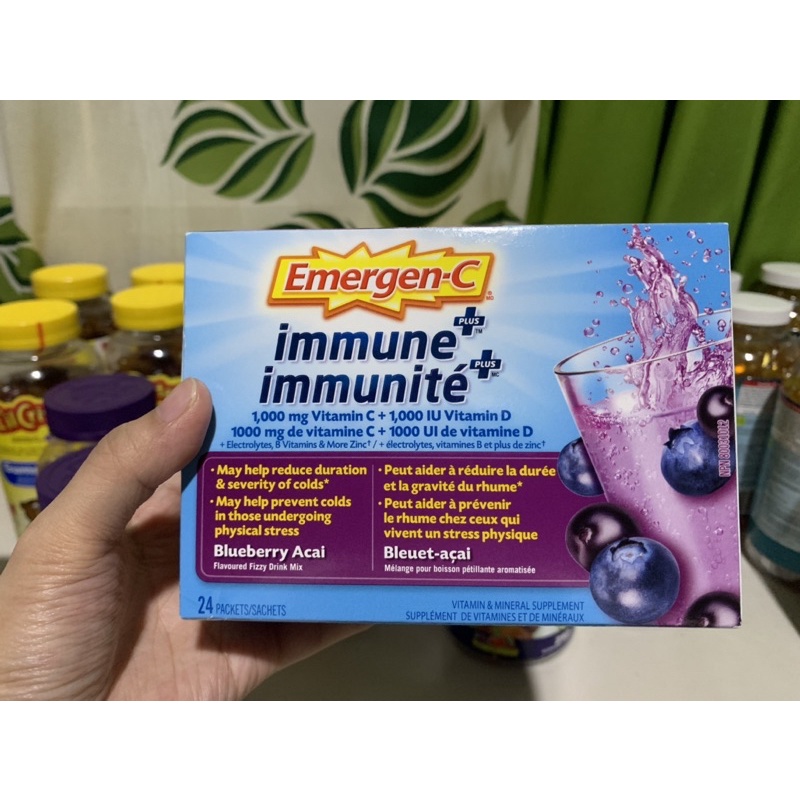EmergenC, 1000mg Vitamin C, Blueberry Acai Shopee Philippines