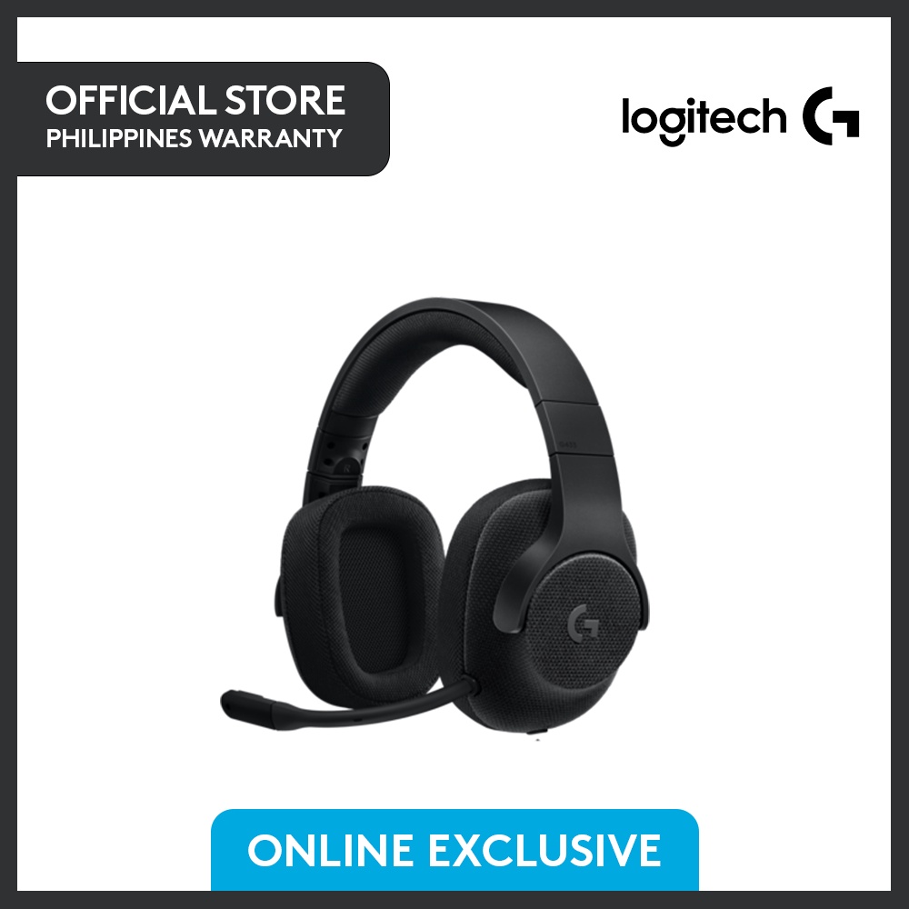Logitech G433 Wired Gaming Headset, 7.1 Surround Sound, 40 mm ProG