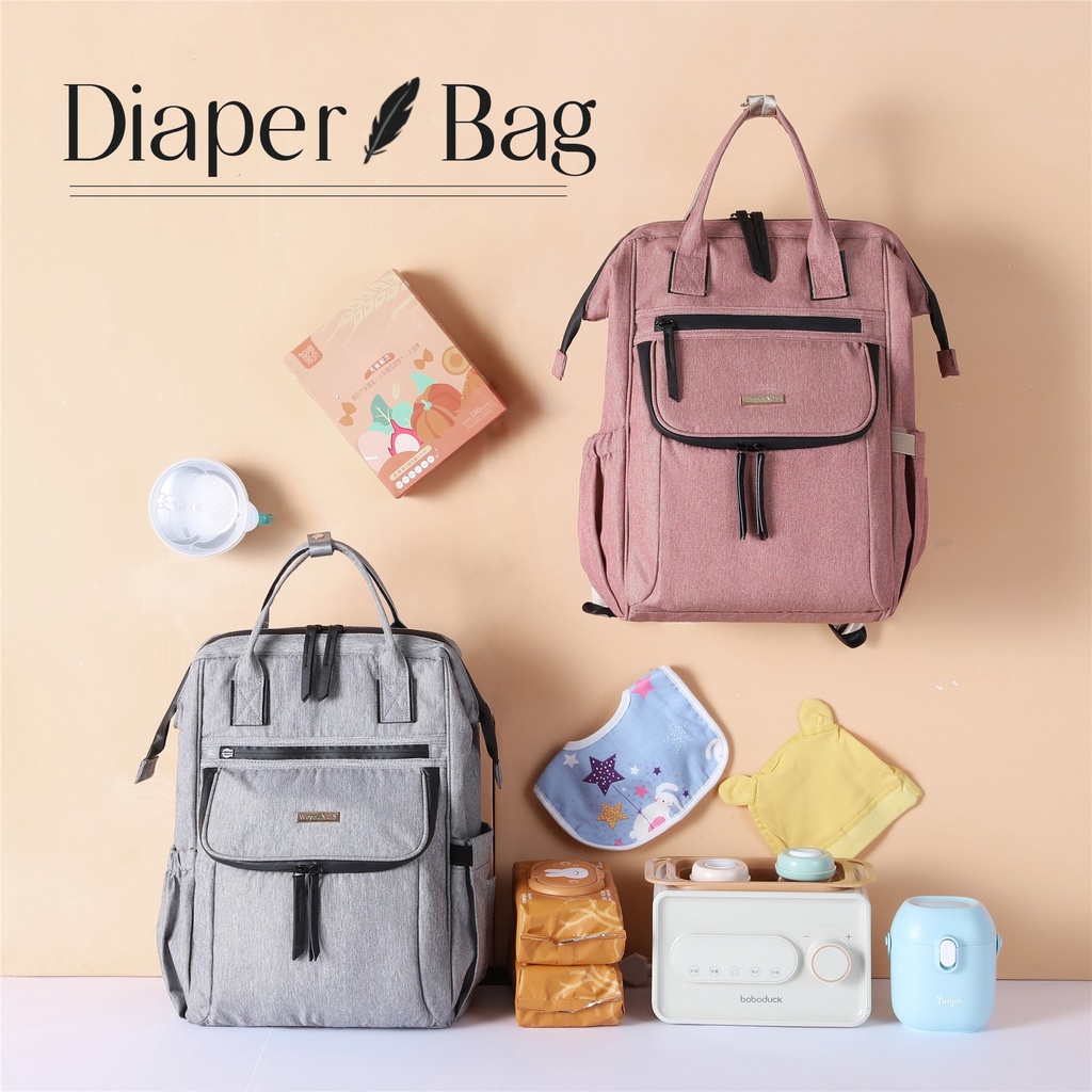 Waterproof Nappy Backpack Bag Mummy Large Capacity Bag Multifunction