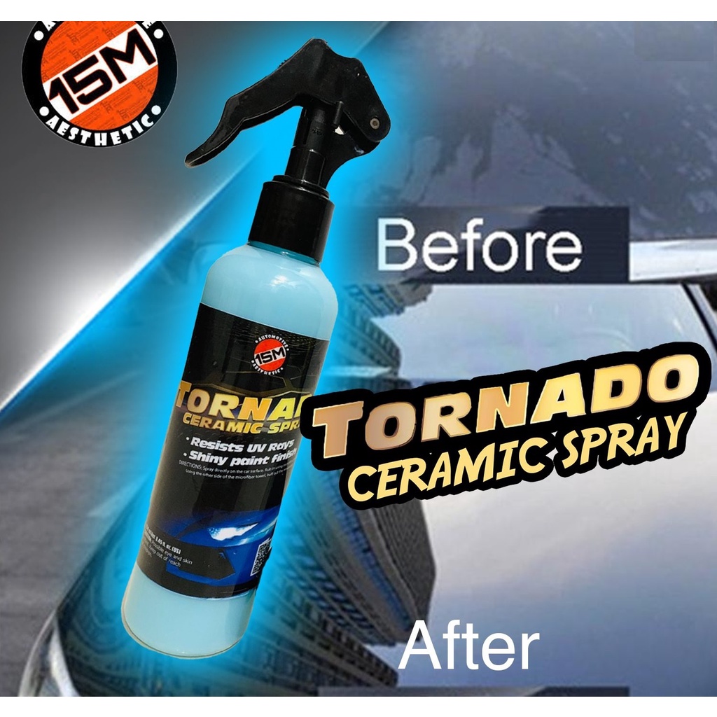 ON HAND TORNADO Ceramic Spray 250mL LEGIT 100 COATING Spray WAX 250ML