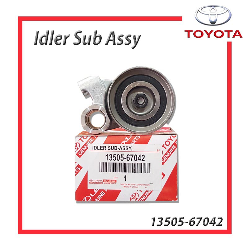 GENUINE TOYOTA IDLER SUB ASSY (TENSIONER BEARING) FORTUNER / HIACE