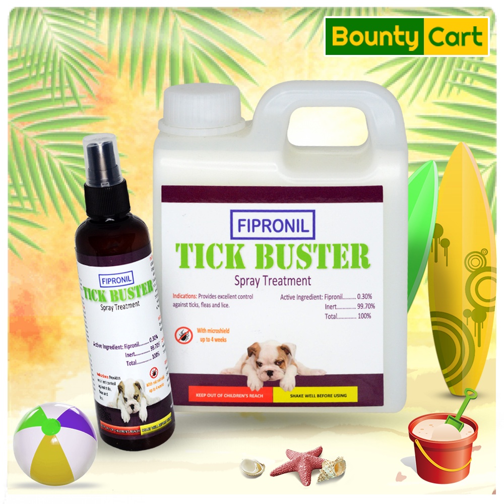 vet core tick and flea spray Tick Buster 1000 ml Fipronil Pet Spray