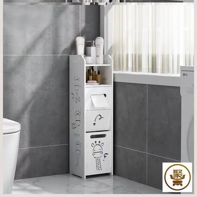 Cod Family Storage Bathroom Waterproof Shelf Restroom Frame Mga
