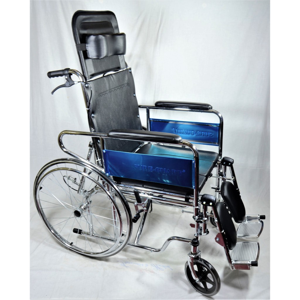 RECLINING COMMODE WHEELCHAIR (SUREGUARD) Shopee Philippines