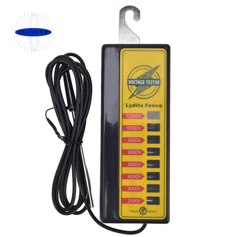 Electric Fence Voltage Tester, 12KV Fence Tester Fault Finder Farming