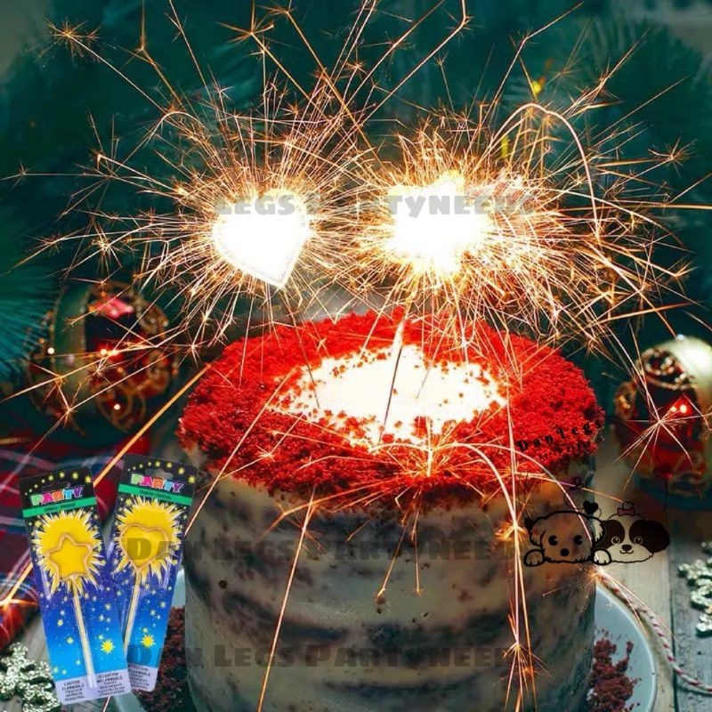 Sparkling Candles Birthday Cake Topper Sparkling Candle Birthday