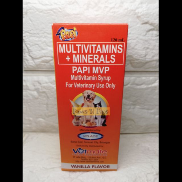 PAPI MVP 120ml (MULTIVITAMINS + MINERALS) Shopee Philippines