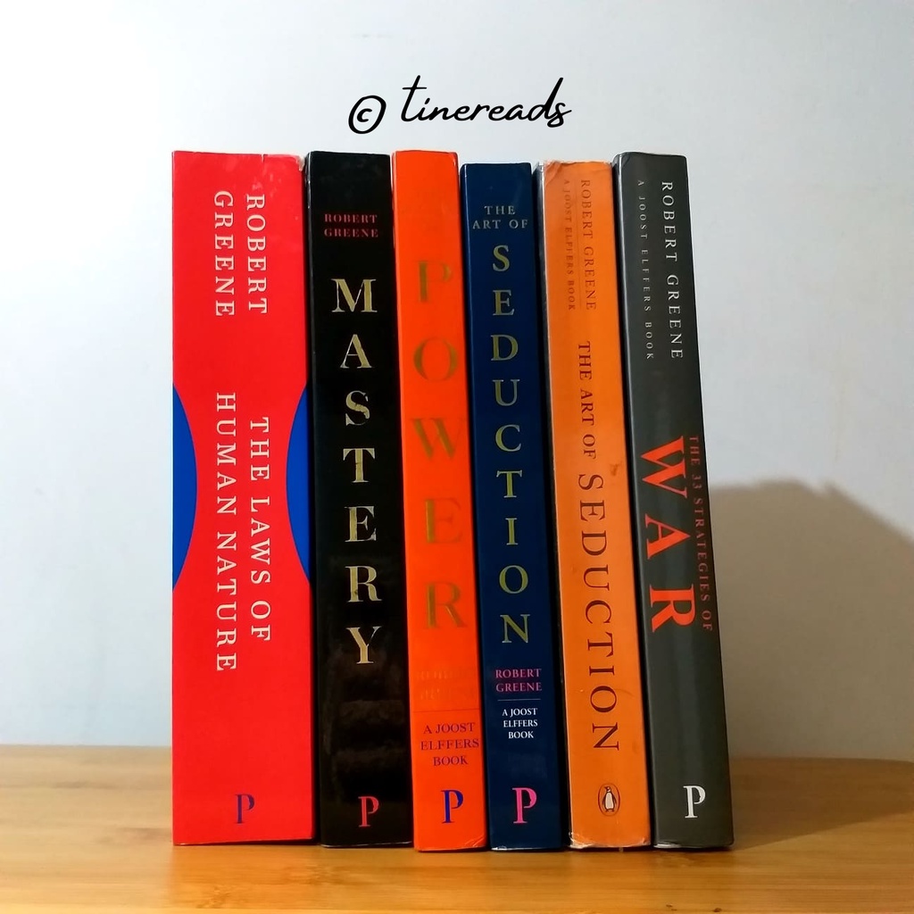 Robert Greene Books Collection with book tabs freebie Shopee Philippines