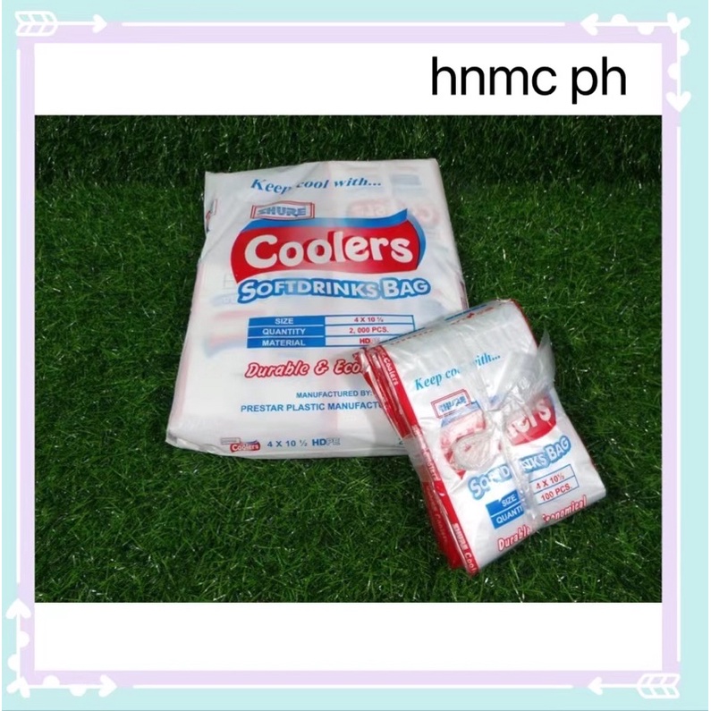 SOFT DRINK BAG coolers100pcs and 500pcs Shopee Philippines