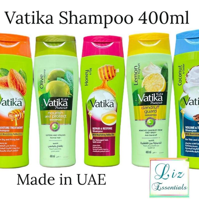 Original Vatika Shampoo & Conditioner 400ml Made UAE Shopee Philippines