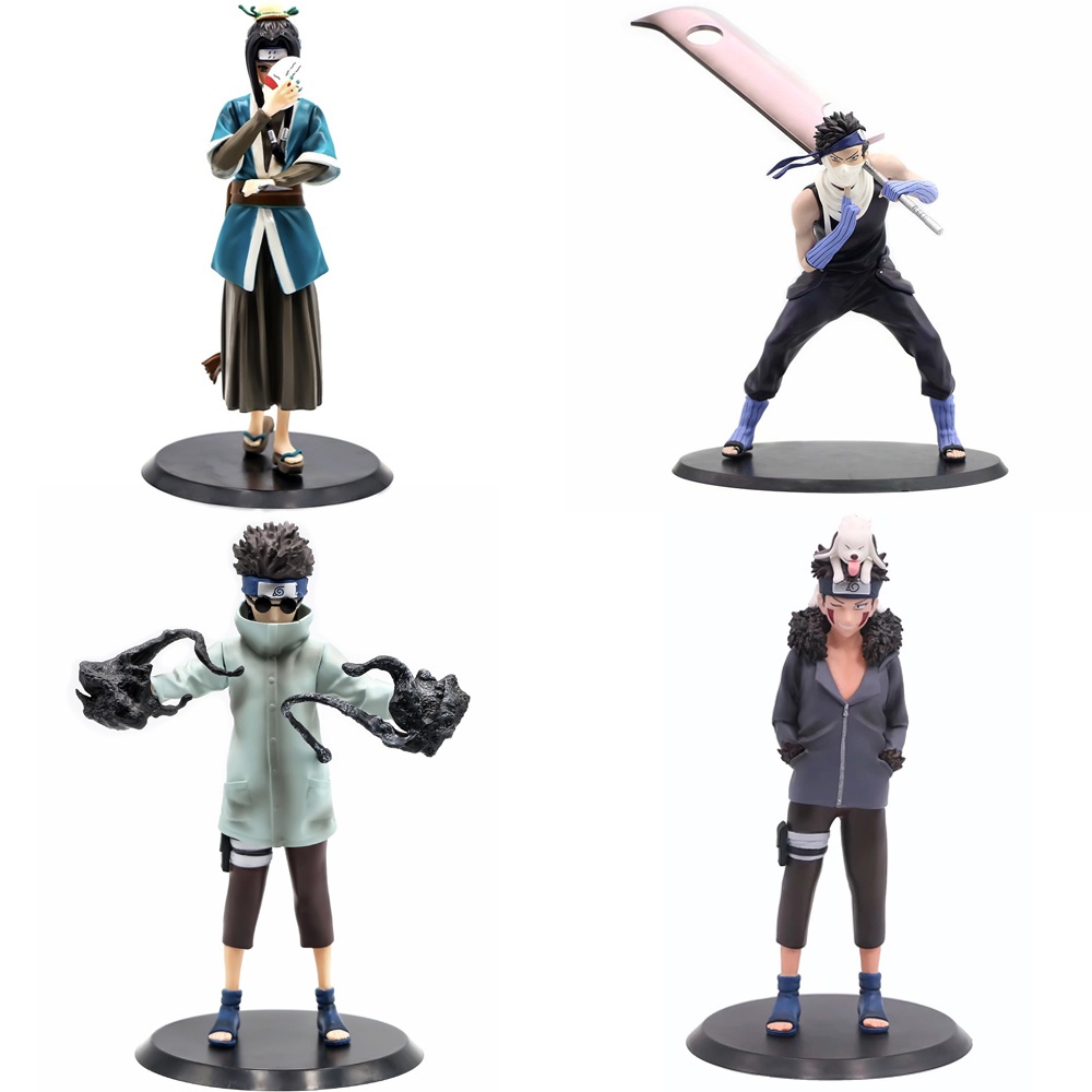 Naruto Shippuden Anime Action Figure Model Shinobi Haku Zabuza Inuzuka