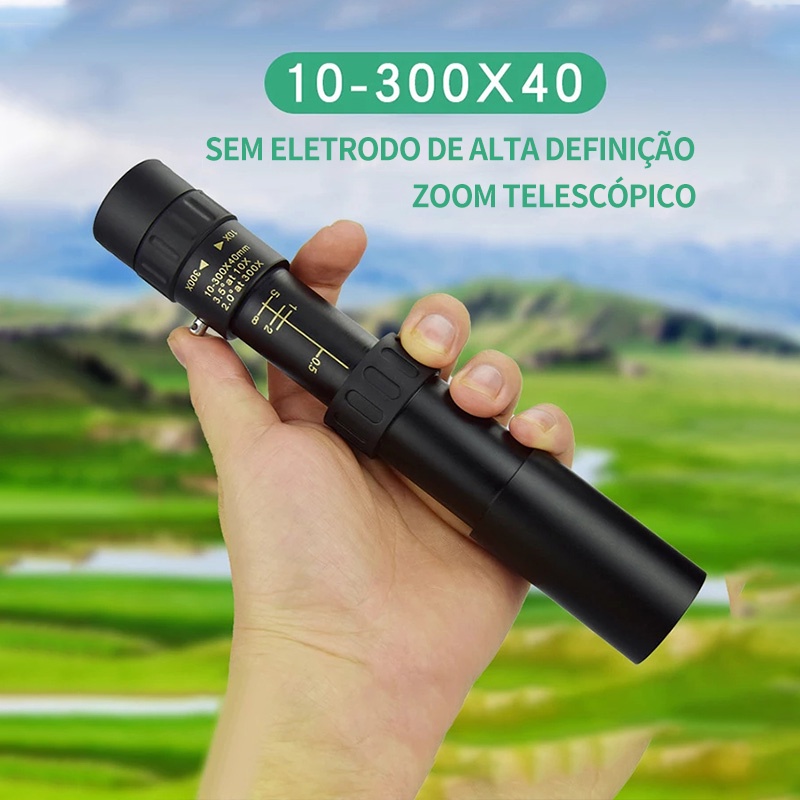 Portable Binoculars 10300x40 Single Barrel Zoom Telescope HD Night Vision Monocular Outdoor