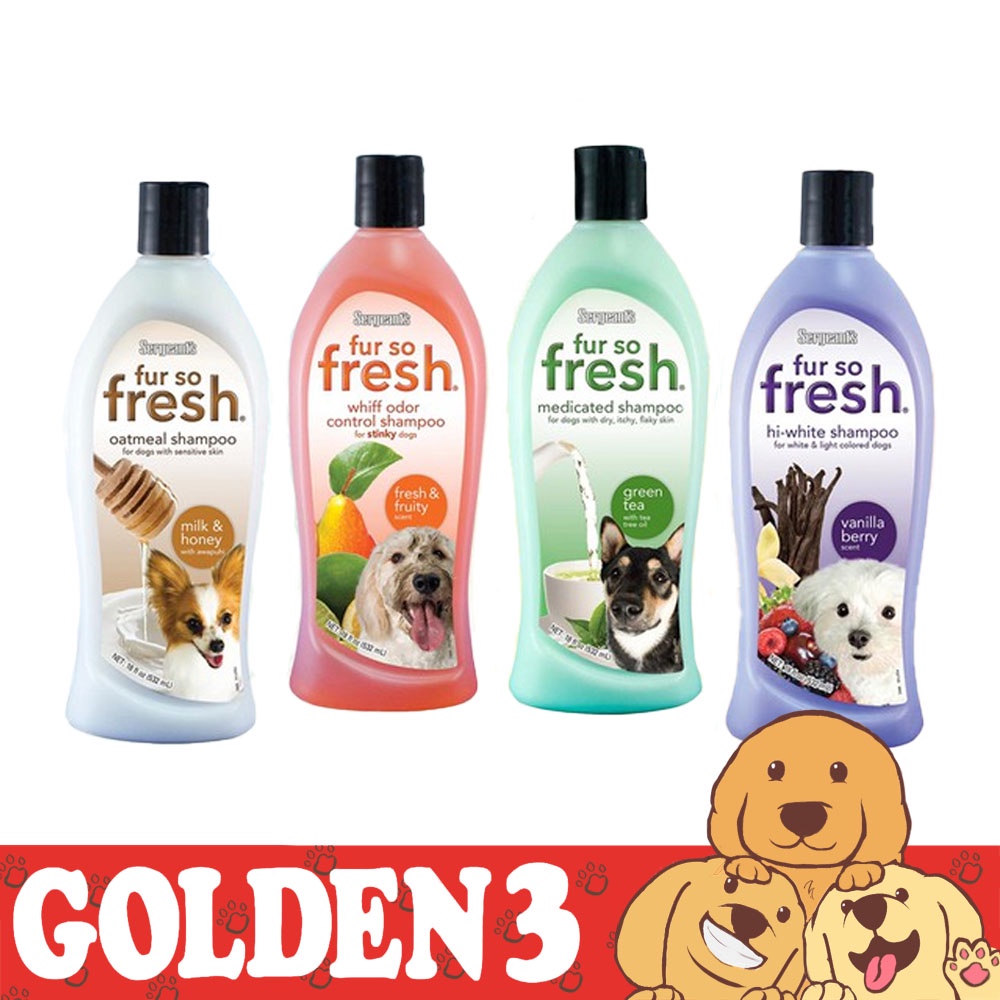 Sergeant's Fur So Fresh Shampoo for dogs 532ml (18 oz) Shopee Philippines
