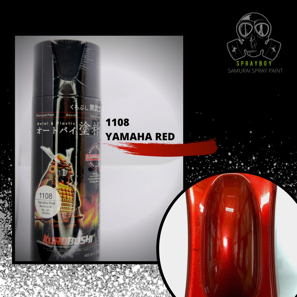 1108 YAMAHA RED SAMURAI SPRAY PAINT 400ML Shopee Philippines