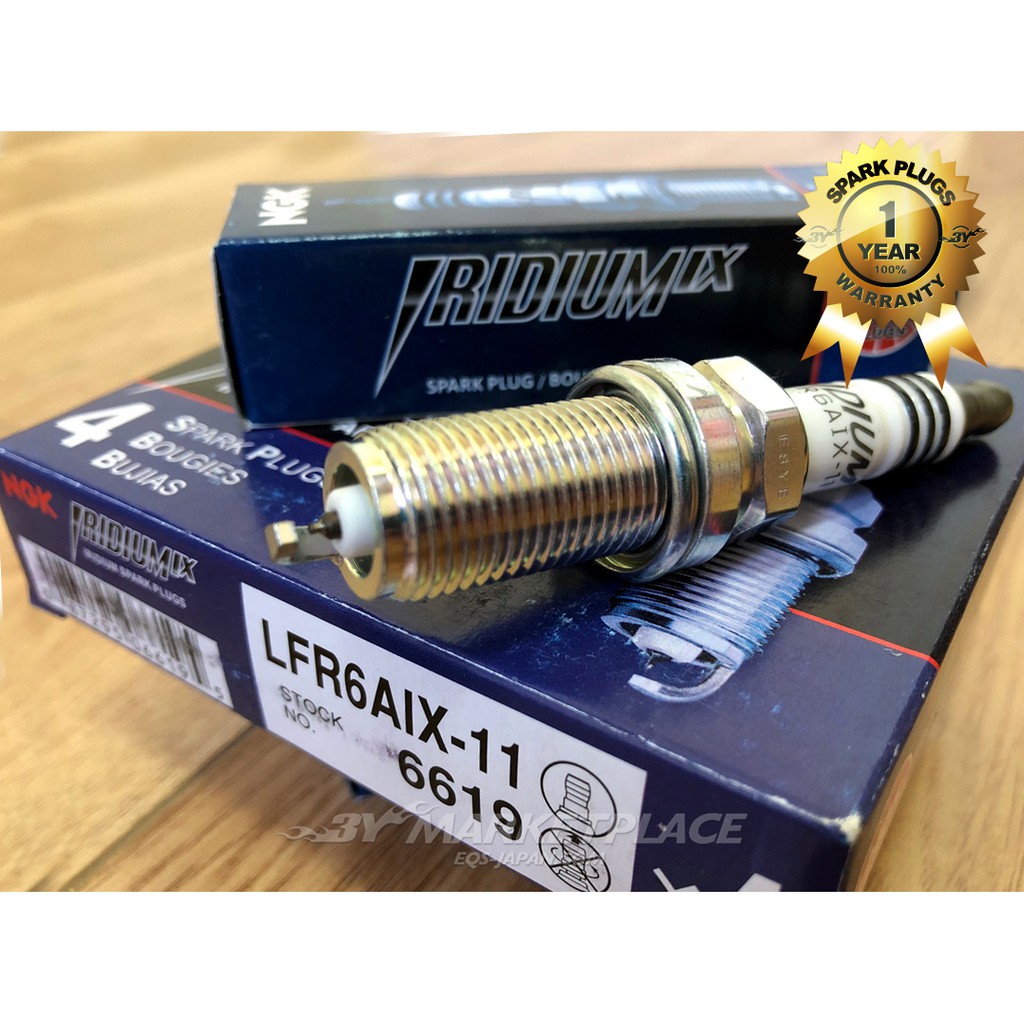 NGK LFR6AIX11 6619 Iridium IX Spark Plug 4'S Shopee Philippines
