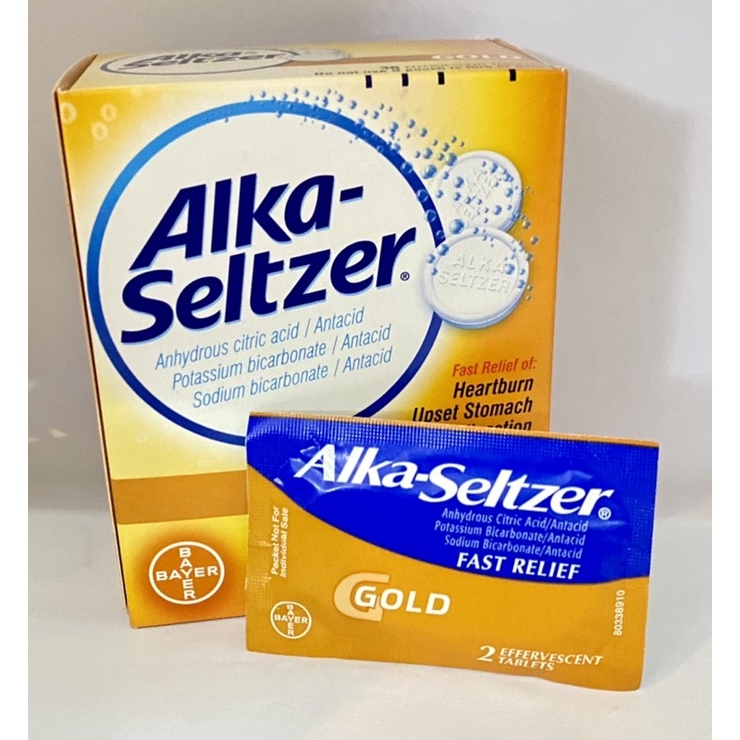 AlkaSeltzer Gold AspirinFree Antacid Effervescent Tablets sold per
