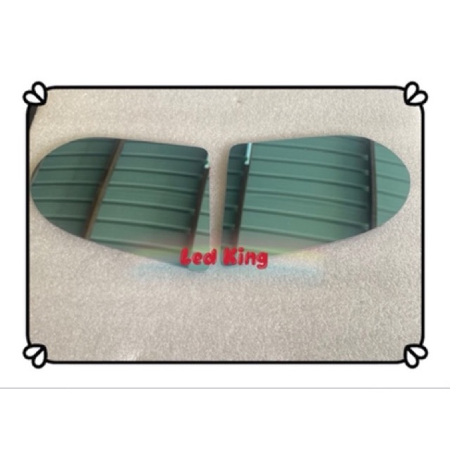 2PC Set Ganador Spoon Ralliart Side Mirror Glass Cermin Kaca Set Mirror