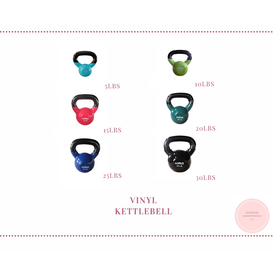 Vinyl Kettlebell (25lbs 40lbs) Shopee Philippines