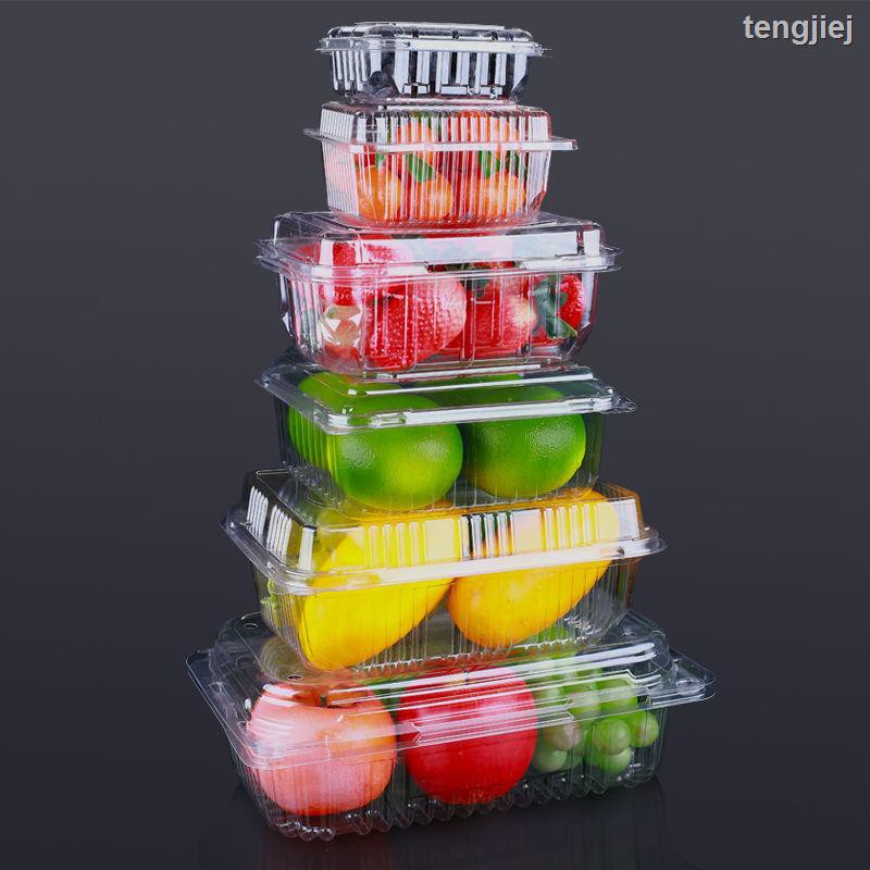 Fruit Box Disposable Rectangular Plastic Box Packaging Cover Shopee