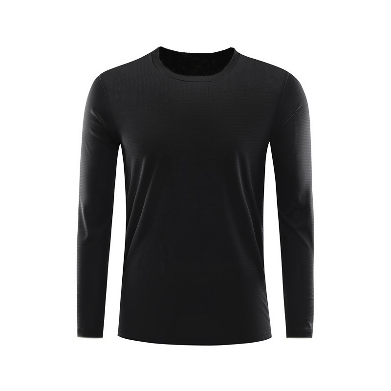 Long Sleeve for Men Sports Wear Dri Fit Round Neck Tops Fitness Tight