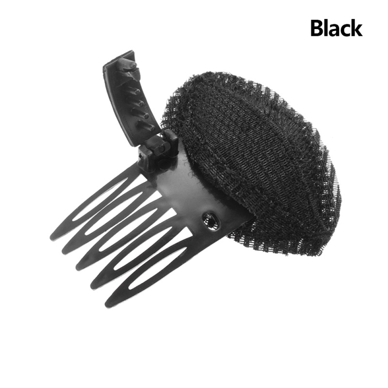 Forehead Velcro Hair Pad Fluffy Puff Sponge Pad Clip Comb Insert Hair