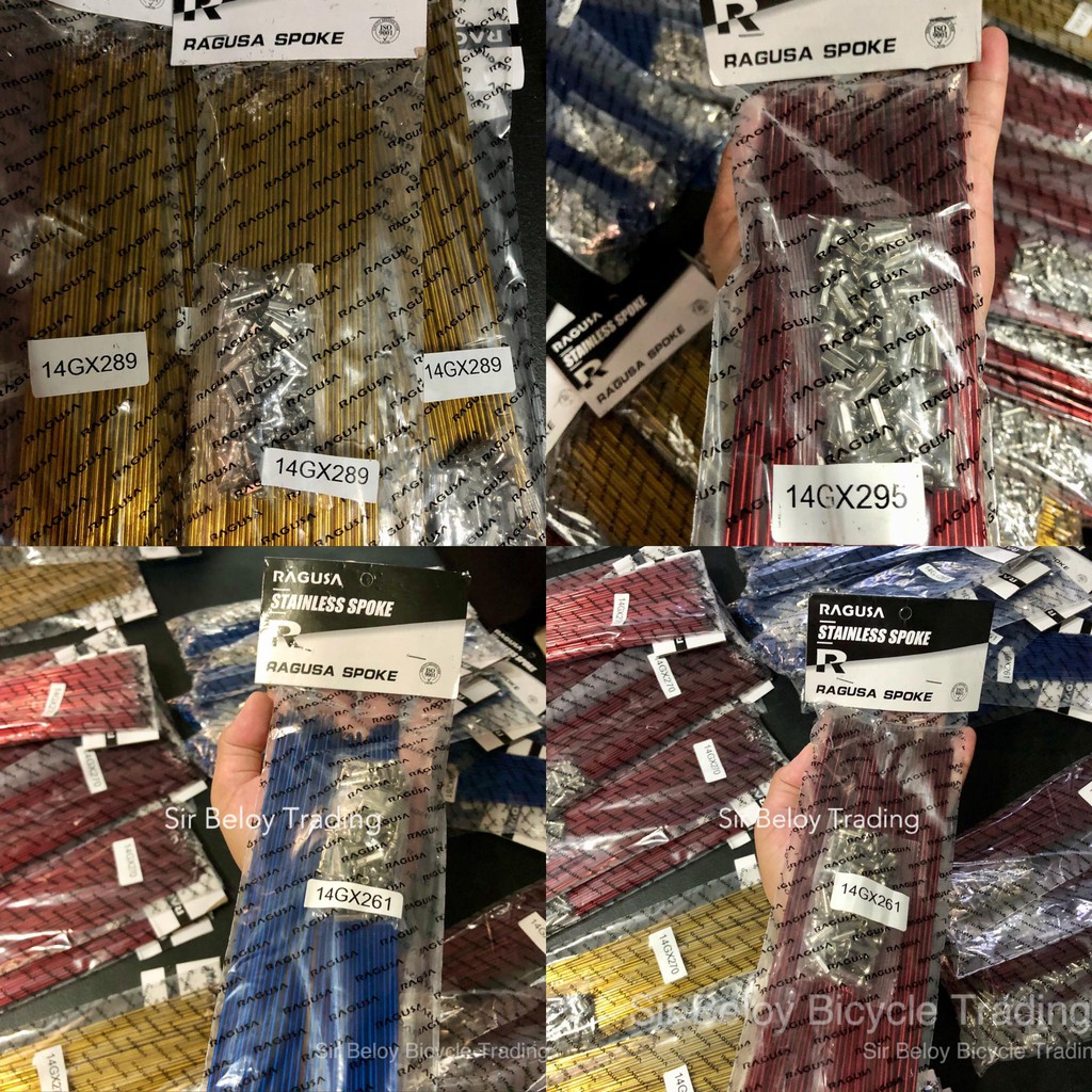 Ragusa Spokes and Nipples Stainless Steel 26 27.5 29 Bicycle Spokes and