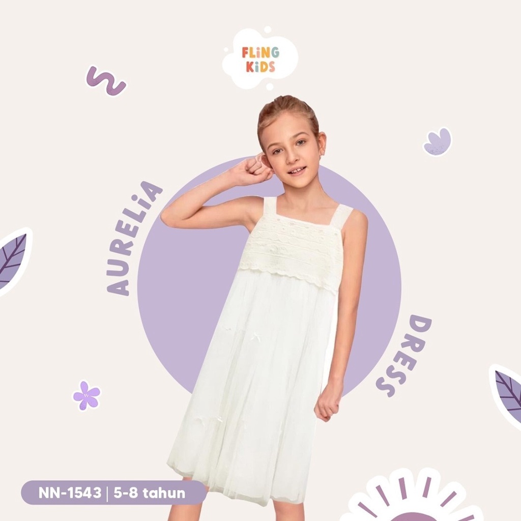 Fling Kids Brocat Party Dress Girls Dresses / Girl Dress 38 Years Aurelia (Free Bags) NN1543