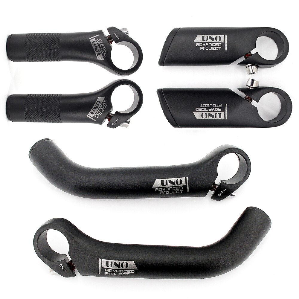 UNO 1 Pair Mountain Bicycle Handlebar Horns On Bicycle Handlebar Bike Bar End Bicycle Aluminum