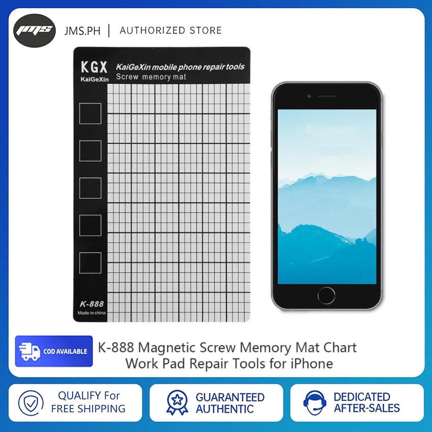 K888 K3025 350 × 250mm Mobile Phone Repair Tools Screw Memory Mat