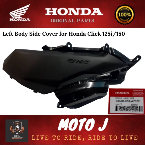 MJ ORIGINAL HONDA CLICK ENGINE COVER (LEFT SIDE) for click 125i/150i V2