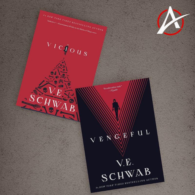 (English) Villains Series 1&2 V.E. Schwab (Vicious & Vangeful) Shopee