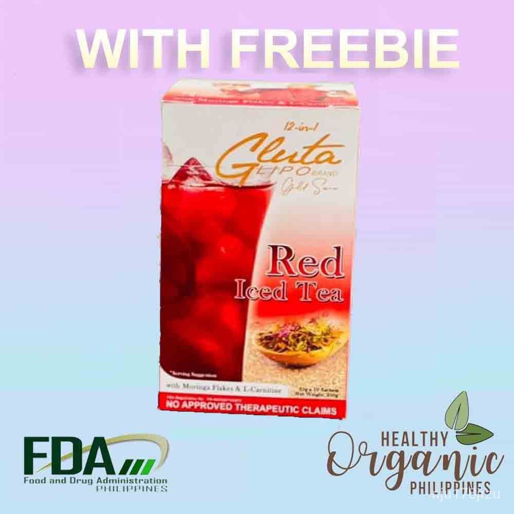 liVl Gluta Lipo Gold Red Iced Tea Detox Slimming Whitening Glutathione