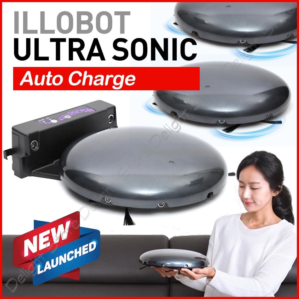 illobot Korea New Ultrasonic Robot Robotic Vacuum Cleaner Shopee