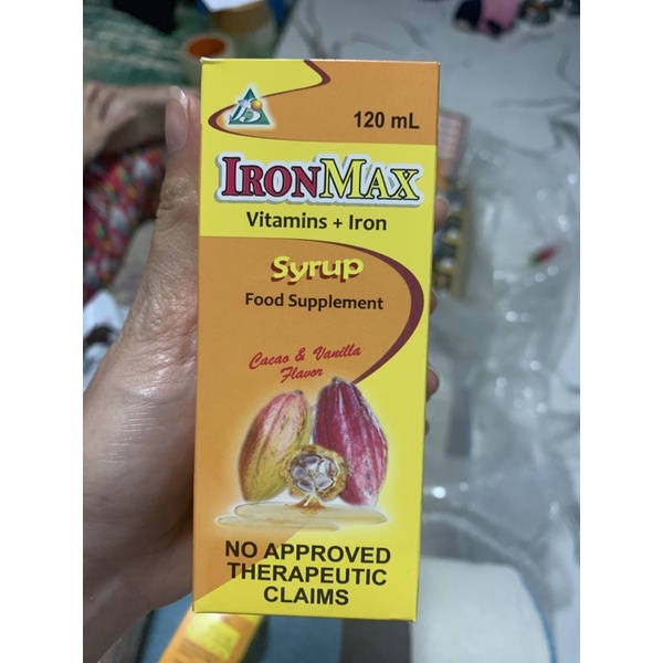 PAMPAGANA KUMAIN VITAMINS + IRON (IRONMAX) 60ml and 120ml syrup Shopee Philippines