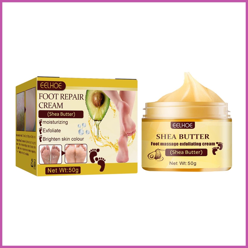 Foot Scrub Cream Dry Feet Balm Promoting A Deep Cooling Sensation